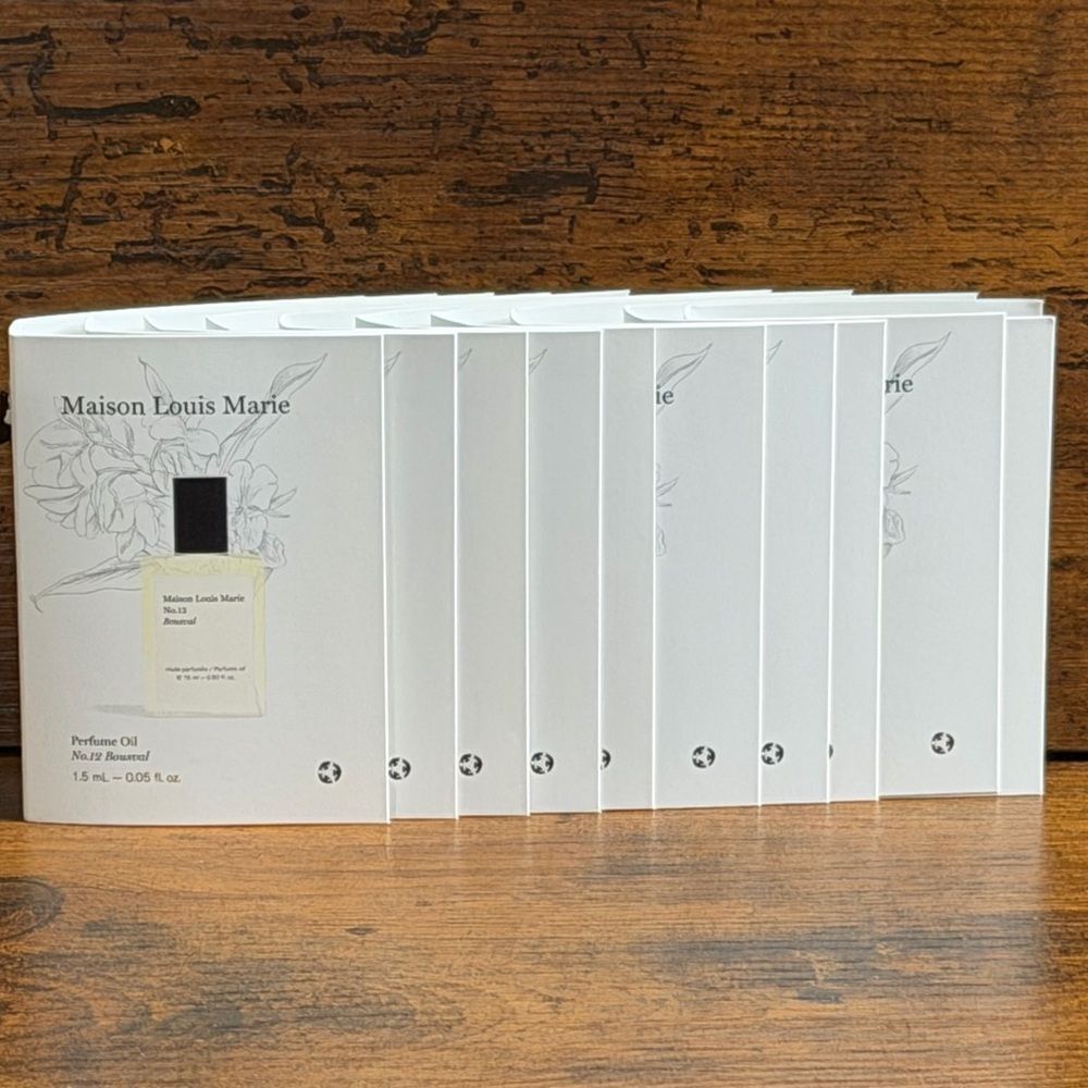 🌿 Maison Louis Marie No.12 Bousval Perfume Oil – 10 NEW Samples. New! - Picture 2 of 8